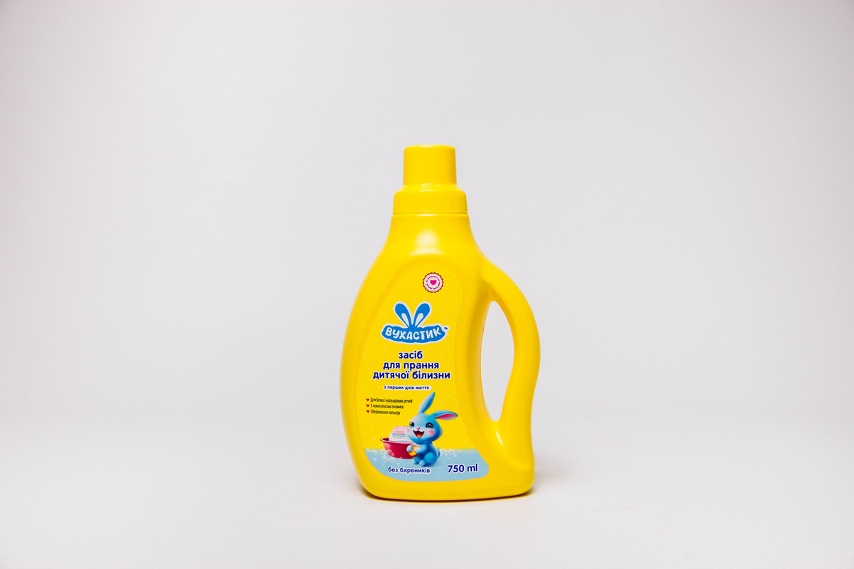 Гель для прання ВУХАСТИК для дитячої білизни, 0,75 л.